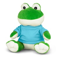 Jouets en peluche personnalisés avec votre logo, grenouilles en peluche, poupées promotionnelles, animaux en peluche doux, toutou grenouille en peluche