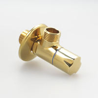 Robinet d'arrêt d'angle mâle-mâle 1/2 pouce avec joint FKM PN10 90°C pour cuisine, salle de bain, toilettes