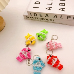 Handmade School Bag Accessories Kids <b>Purse</b> Bag Decoration Acrylic Beads DIY Holiday Souvenir Multi Colors Clownfish Keychain - Product Image 1