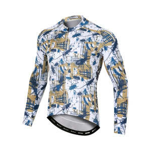 เสื้อจักรยานแบบขายส่งไม่มีโลโก้ ผ้าสเตรชยืดหยุ่น ซับเหงื่อ ระบายอากาศ ป้องกันกลิ่น สำหรับการปั่นระยะไกล - Product Image 2