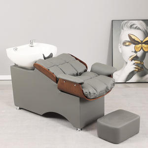 Meubles de salon de coiffure en gros, salon de beauté, chaise de lavage de cheveux, lit de lavage de cheveux, lit de shampooing pour salon de coiffure - Product Image 4