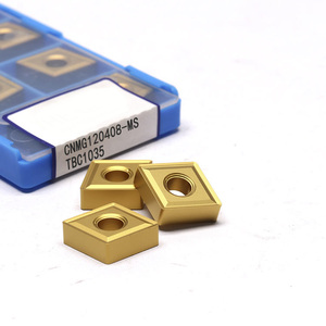 Plaquette de tournage en carbure CNC DL CCMT120408, forme rhombique, fixation par vis, OEM - Product Image 2