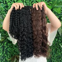 Lot de Cheveux Humains Vierges Bruts Non Traités Birmans, Naturels, Provenant d'un Donneur Unique, 100% Alignés dans le Sens de la Cuticule, Cheveux Vierges Non Traités Vietnamiens