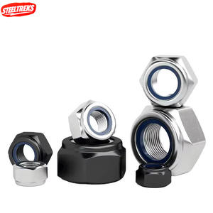 Tuercas de Fijación M2 M4 M5 M6 M8 M10 de Acero Inoxidable 304, Tuercas Antideslizantes Autoblocantes, Tapa de Tornillo Hexagonal de Nylon - Product Image 1