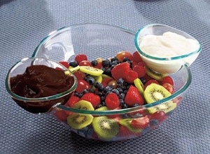 ZNK00013 Bol à mélanger en <span class=keywords><strong>plastique</strong></span> transparent pour économiser de l'espace avec 2 tasses à tremper détachables Croustilles à salade et bol à trempettes - Product Image 4
