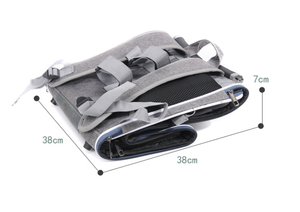 Foldable <b>Bike</b> <b>Dog</b> Carrier <b>Dog</b> <b>Basket</b> for <b>Bike</b> Soft-Sided <b>Dog</b> Carrier Safe and Easy for Small Medium Cats and <b>Dogs</b> Zippers window - Product Image 6