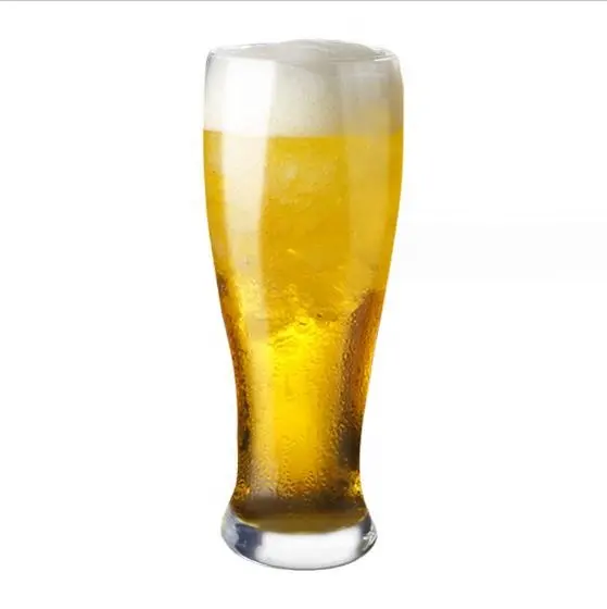 Hand blow Clear Customize Pilsner Beer Cup Glass 14oz Different Sizes Clear Drinking Water Glasses Cup