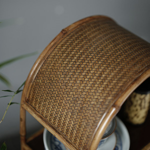 Mueble de Bambú Meilu Hecho a Mano para Té, Estante, Almacenamiento de Juegos de Té, Soporte para Té, Mueble de Almacenamiento, Estilo Retro Chino - Product Image 4