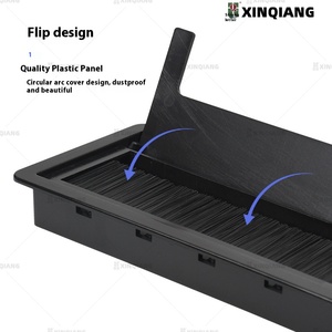 Meja Komputer penutup lubang kawat kantor & bengkel Desktop lubang ulir piring dekoratif penutup lubang meja pelat pembuka - Product Image 3