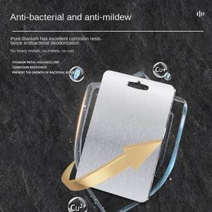 Papan Pemotong Multifungsi <span class=keywords><strong>Titanium</strong></span> Murni GR1 ASTM B265 Tebal Anti Jamur Dua Sisi, Digulung Panas, untuk Daging, Buah, dan Rumah Tangga - Product Image 3
