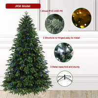 Hot Selling 4FT-10FT Hochwertiger vor beleuchteter Weihnachts baum PE PVC Mixed Holiday Decoration Luxus-Weihnachts baum