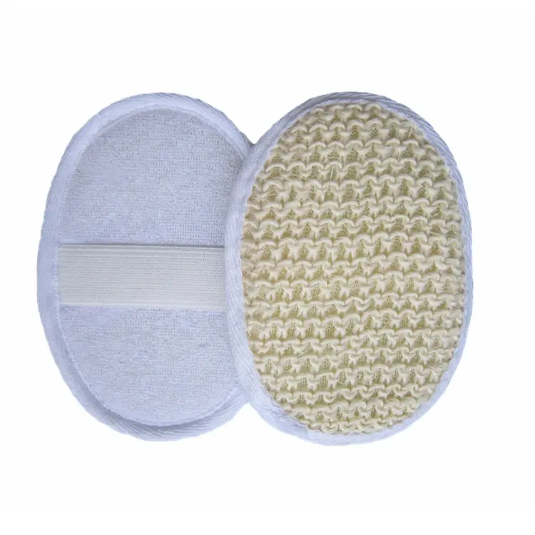 Natural organic bath gloves luffa body scrubber sponge exfoliating loofah sisal mitt for men women shower