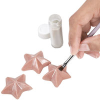 Poudre scintillante argentée blanche comestible pour décorations de biscuits, boissons, pâtisserie, poudre de perle comestible
