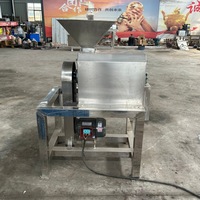 Industriële fruit- en groentepit-, meng- en pulpmachine voor kersen, mango's, longans, pruimen en pruimen, roestvrij staal, 380V, 1500W, 1 jaar garantie