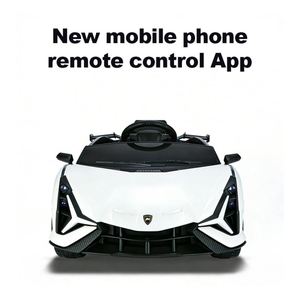 Auto Eléctrico para Niños Pequeños de 4 Ruedas, de Plástico, con Reposapiés Ancho, Reproductor de Música MP3 Educativo, Batería Duradera, para Niños de 2 a 4 Años - Product Image 3