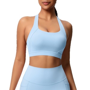 Gilet da Yoga aderente da donna Cloud Sense biancheria intima sportiva traspirante senza cuciture reggiseno antiurto ad alta resistenza Pilates che corre all'aperto - Product Image 4