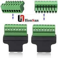 Nouveau connecteur réseau prise RJ45 vers Terminal 8 bits RJ45 vers Terminal adaptateur sans soudure 8 broches