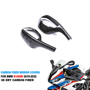 Cubiertas de espejo de fibra de carbono para BMW S1000R 2019-2022 Reemplazo directo - Product Image 2