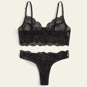 Conjunto de Lencería Sexy de Moda Europea y Americana 2020 - Lencería de Encaje para Mujer - Product Image 4