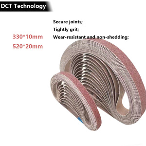 20 Pezzi 10*330mm 20*520mm Grana 60-1000 Nastri Abrasivi in Ossido di Alluminio Accessori <span class=keywords><strong>per</strong></span> <span class=keywords><strong>Levigatrice</strong></span> <span class=keywords><strong>a</strong></span> <span class=keywords><strong>Nastro</strong></span> - Product Image 2