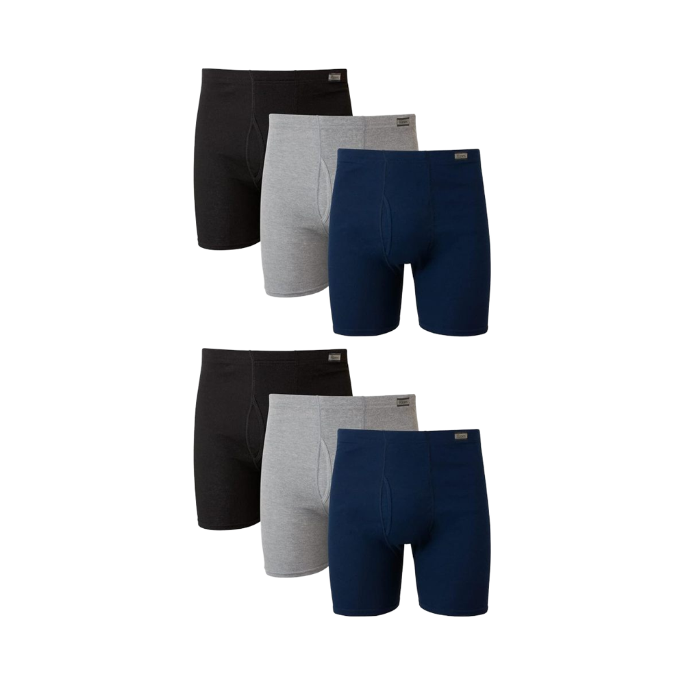 Hanes Boxer Briefs Men's Breathable Cotton Underwear