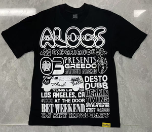 T-shirt classique formel ALOCS, blanc, de haute qualité, 100% coton, imprimé animal, respirant, séchage rapide, écologique, 220g, pour homme - Product Image 4