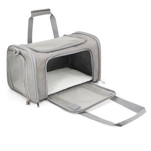 Kedi taşıyıcılar köpek taşıyıcı evcil hayvan taşıyıcı küçük orta kediler köpekler için yavru 15 Lbs <span class=keywords><strong>TSA</strong></span> havayolu onaylı - Product Image 4