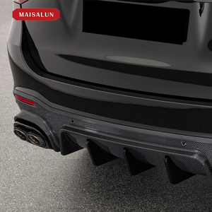 Accessoires automobiles, kit carrosserie en fibre de carbone style B pour Mercedes Benz <span class=keywords><strong>GLE</strong></span> CLASS W167 GLE63, lèvre avant, diffuseur arrière, spoiler, calandre - Product Image 6