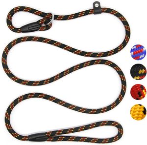 Guinzaglio a slitta NIBAO resistente per cani, guinzaglio da addestramento da 1,5 m, robusto e regolabile per cani di taglia piccola e media (4,5-36 kg) - Product Image 1