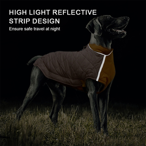 Venta al por Mayor de Abrigos y Chaquetas de Invierno para Perros Pequeños de Lujo en Poliéster con Diseño Moderno para <span class=keywords><strong>Galgo</strong></span> y Dachshund por VPETBR - Product Image 4