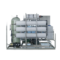Unité de dessalement d'eau de mer NUO VISTA 50TPD SWRO avec PLC et pompe, machine de traitement de l'eau par osmose inverse