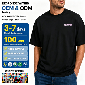 T-shirt da uomo oversize casual traspirante in cotone 100% con stampa digitale <span class=keywords><strong>nera</strong></span>, girocollo, manica corta, stile streetwear, taglia <span class=keywords><strong>L</strong></span> - Product Image 1