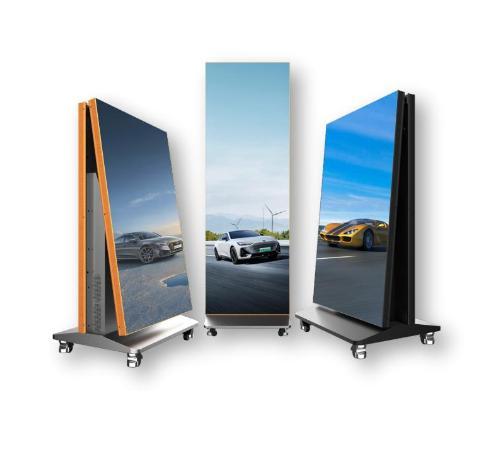 KENSUN MP0.9 COB Movable Foldable LED Poster 3840Hz 500~600nits Nova AD20 Control System
