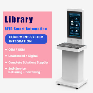 RFID UHF Self Servis Kitap Kiralama ve İade Kiosku |   Kamu ve Okul Kütüphaneleri için Akıllı Kütüphane Ekipmanları - Product Image 1