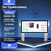 DUDUAUTO 12.3 pouces 12 + 512G unité principale universelle autoradio lecteur multimédia  GPS pour Toyota camry 2015-2017