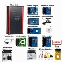 Iprog V8 7 dengan 11 Adaptor Mendukung Pemrogram IMMO Menggantikan Carprog Digiprog III