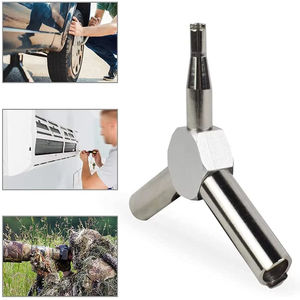 Outil tactique 3-en-1 en acier pour soupape de rechargement à soufflage de <span class=keywords><strong>gaz</strong></span>, avec entrée d'air triangulaire à fermeté renforcée, et outil de démontage de clé - Product Image 3