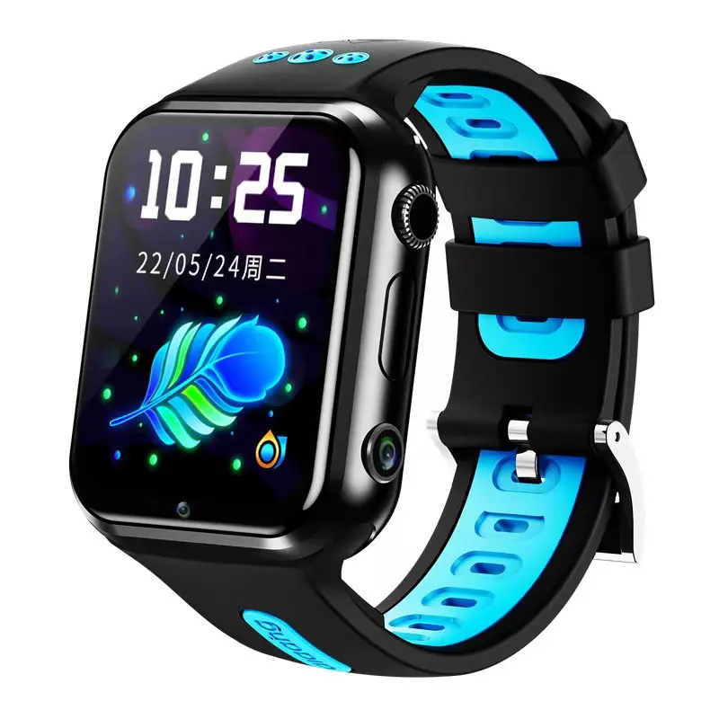 H1/W5 4G GPS Wifi Location Phone Android System Clock App Install BLE Smartwatch SIM Card Boy girl Student/Kids Smart Watch