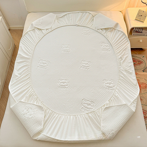 Cubrecama Infantil de Algodón Lavado Resistente al Agua, Diseño Completamente Cerrado de una Sola Pieza, 300 Hilos, Estilo Moderno para el Hogar - Product Image 4