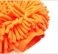 Guante de Chenilla Antirrayaduras con Cera, Ecológico, Resistente a la Suciedad, para Limpieza de Carrocería, Guante de Limpieza Impermeable de Alta Calidad