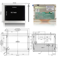 TIANMA P0650VGF1MA10 6.5 Inch 640x480 VGA 800 Nits Panel Layar Kecerahan Tinggi Modul LCD TFT