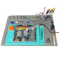 Tapis antistatique en silicone personnalisé pour tables, résistant à la chaleur, pour le soudage, la réparation de téléphones portables et d'ordinateurs