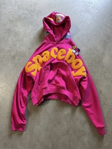 Sudadera con capucha y parche bordado de chenilla personalizado al por mayor OEM, sudadera oversize de streetwear con bordado, fábrica de ropa de alta calidad - Product Image 2