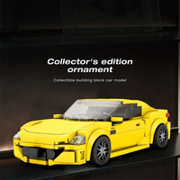 Reobrix 823 384PCS Gran Turismo Mobil Sport Model Balap Kota Dekorasi Meja Ornamen Set Blok Bangunan
