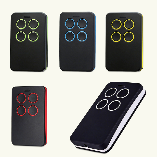 Portable Remote Controls for Garage Doors and Vehicle Security with 100m Distance Multiple Colors and Gate Remote Function