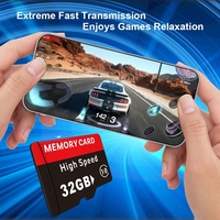 Carte mémoire SD en plastique de haute qualité, grande capacité, haute vitesse, prix de gros d'usine, 1 Go à 128 Go, pour appareils photo et téléphones mobiles
