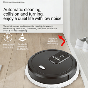 Robot aspirateur intelligent pour nettoyage humide et sec, design écologique, alimenté par batterie, robot de nettoyage domestique (support allemand) - Product Image 4