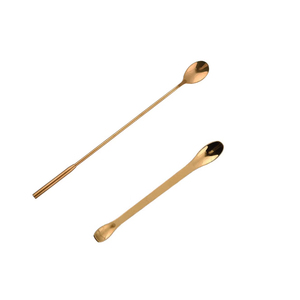 Bulk Quantity High Quality Brass <b>Bar</b> Spoon <b>Golden</b> Finish Trendy Design 5-10cm Diameter AZHAR EXPORT Brand for Sale Exporters - Product Image 1