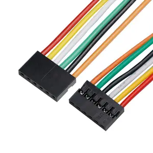 Custom Wire Harness Manufacturer 2 3 4 5 6 Pin Dupont 2.0mm Pitch Connector Wire Harness Dupont 2.0 Cable