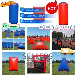 Barreras Inflables <span class=keywords><strong>de</strong></span> PVC AIRFUN / Búnkeres Inflables para Paintball para Niños / Búnker Inflable Económico para Speedball - Product Image 3